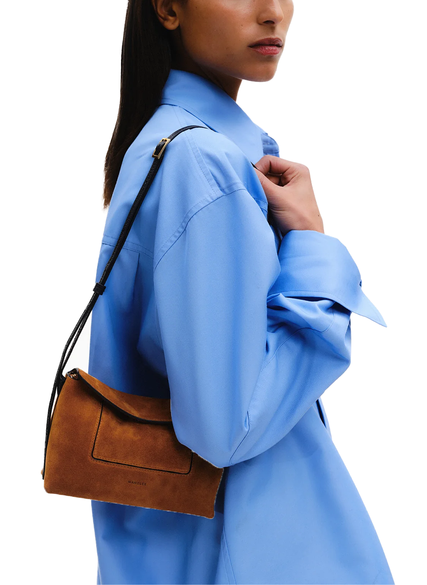 Penelope Slouch Mini in Suede