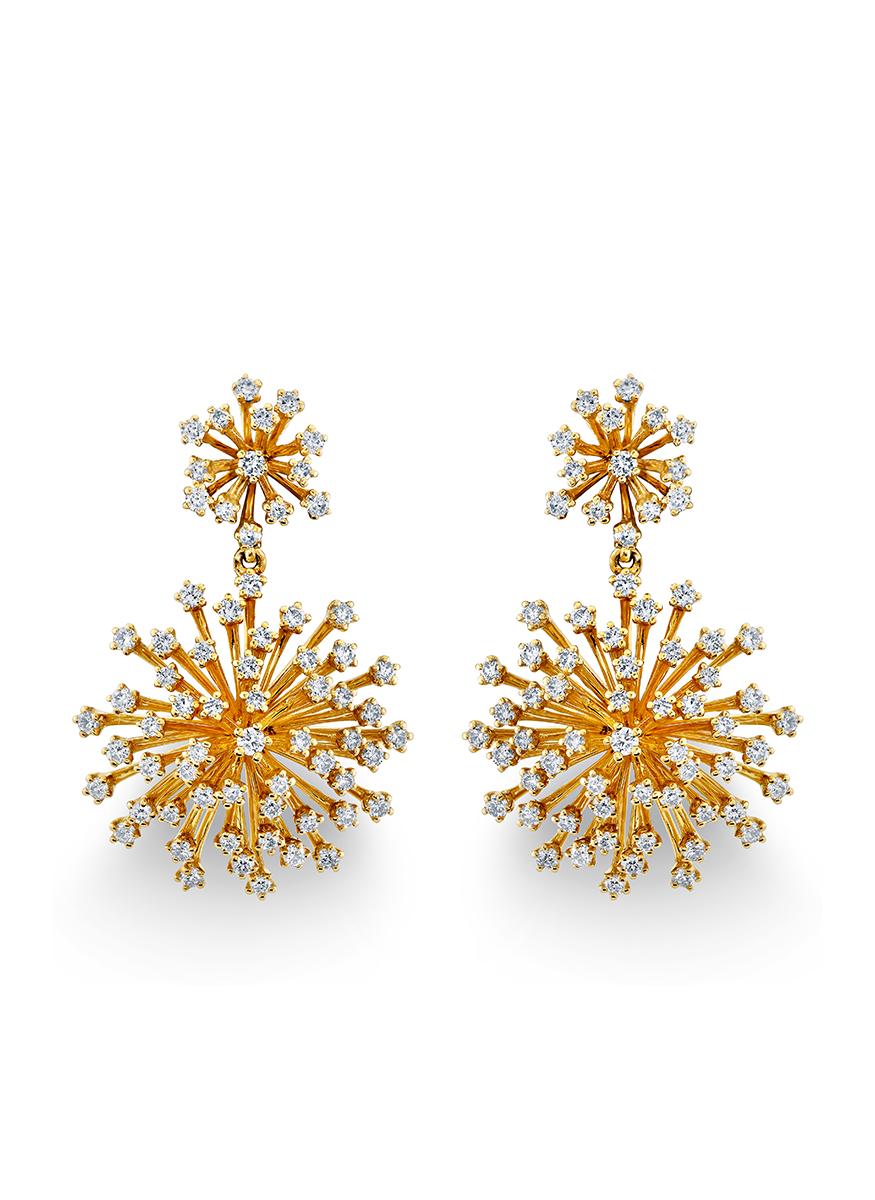 Desert Flower Drop Earrings