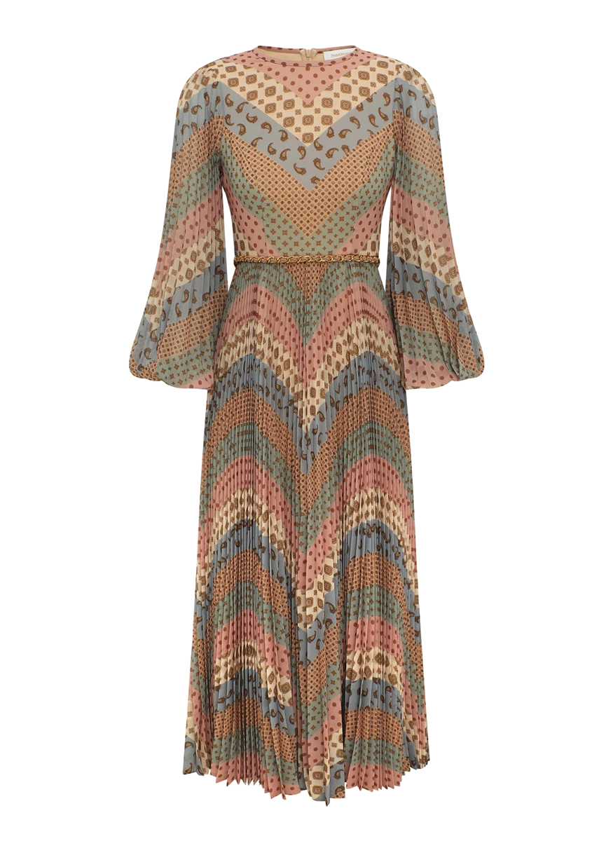 Sunray Long Sleeve Dress