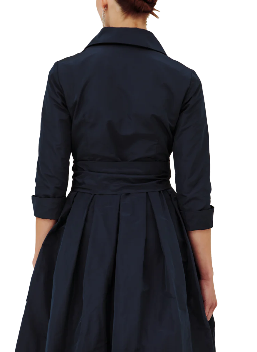 Shirt Dress Gown in Italian Taffeta - Catherine Regehr