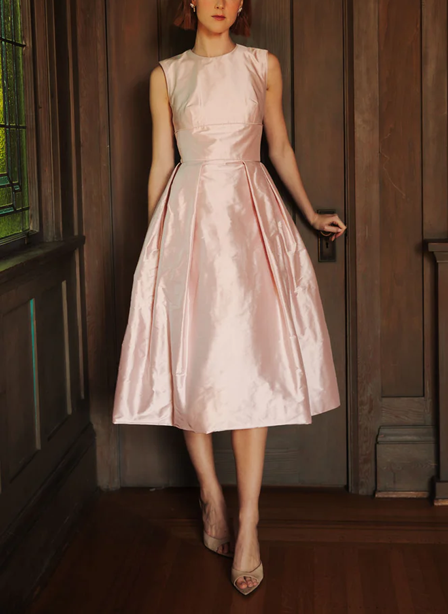 Biarritz Jewel Neck Vintage Dress