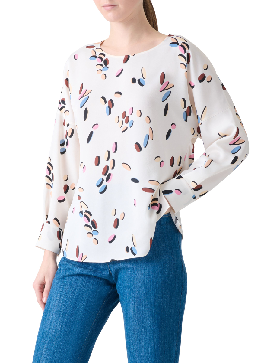Dropping Dots Print Blouse - Akris Punto