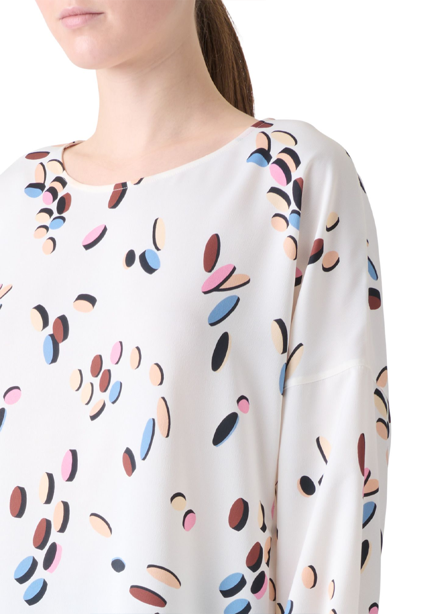 Dropping Dots Print Blouse - Akris Punto