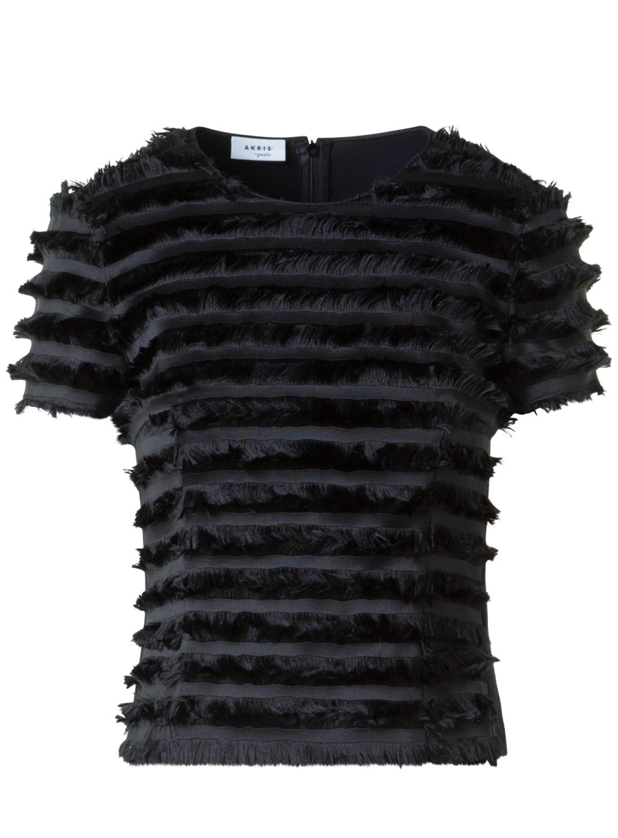 Fringed Stripes Top