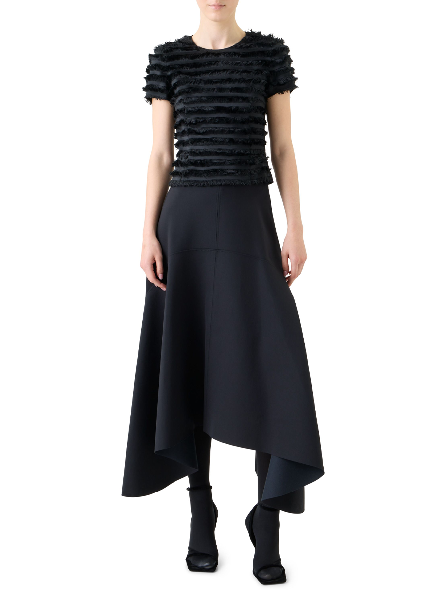 Asymmetrical Midi Skirt