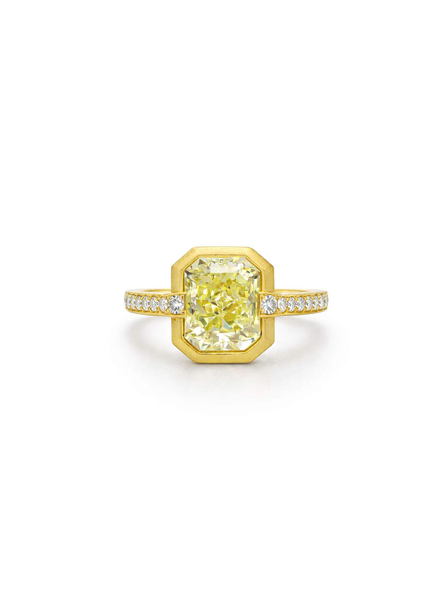 Yellow Diamond Ring