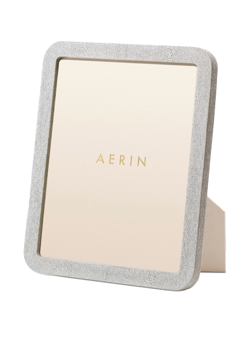 Modern Shagreen Frame in Dove, 8x10
