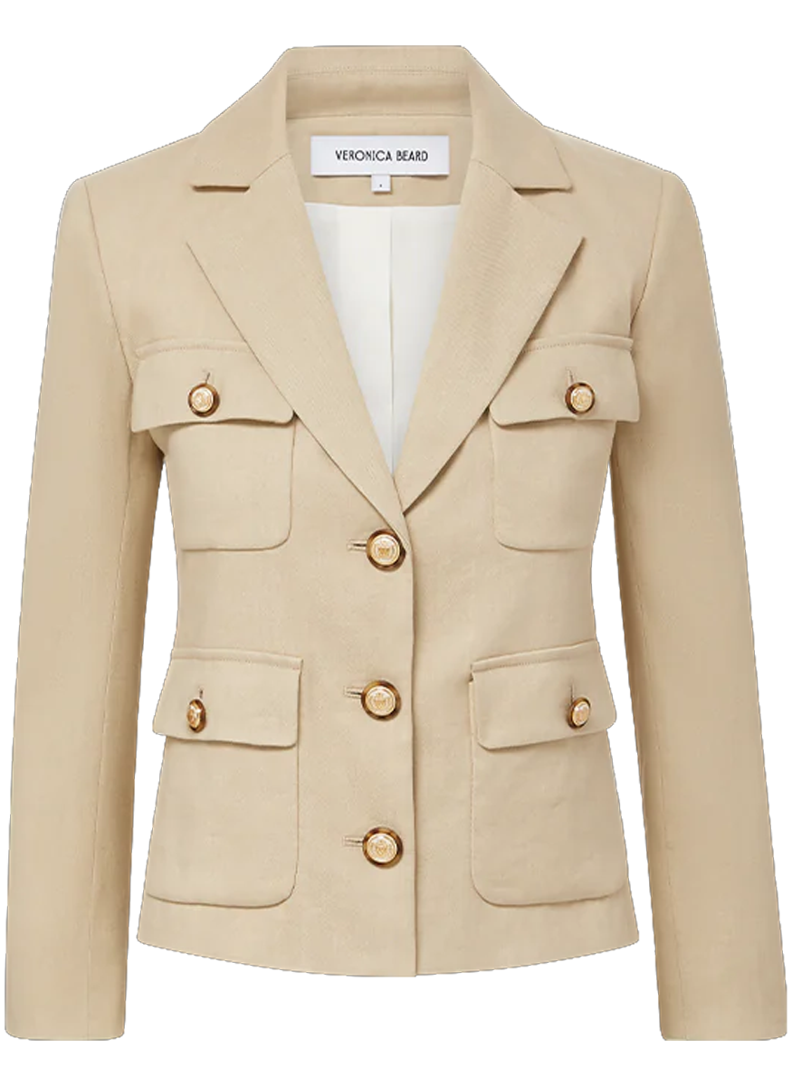 Schuyler Stretch-Linen Jacket