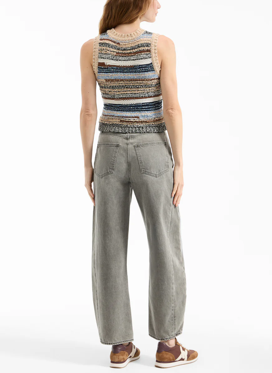 Jerrel Wool-Blend Cropped Tank Top - Veronica Beard