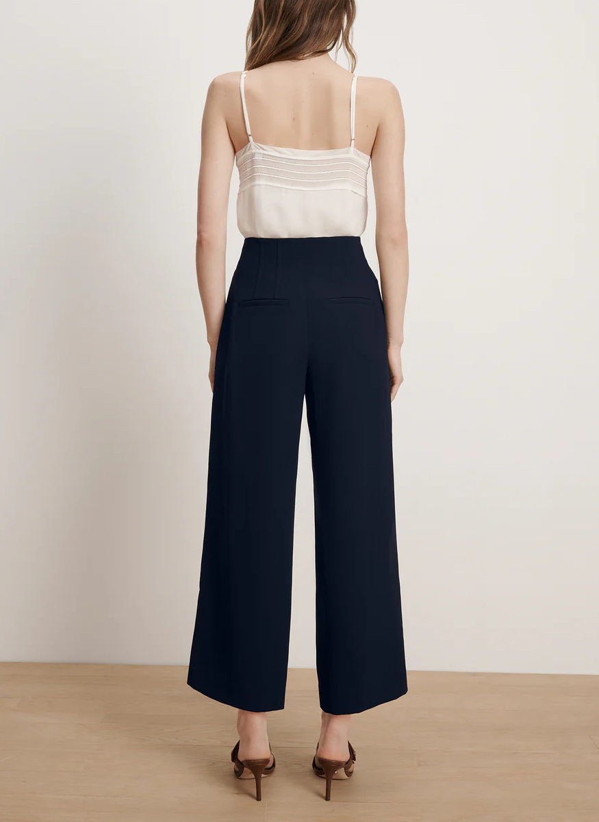 Ellin Cropped Wide-Leg Pan - Veronica Beard