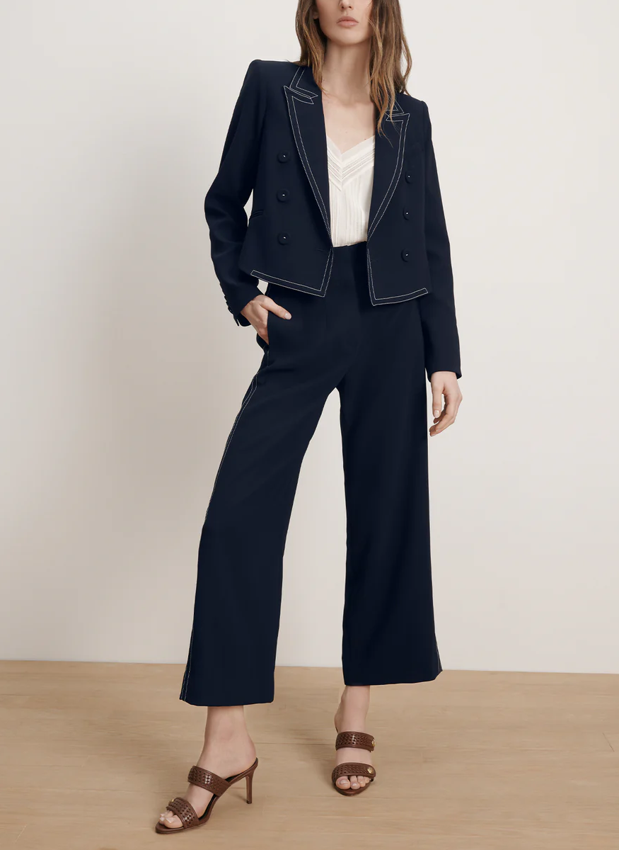Ellin Cropped Wide-Leg Pan