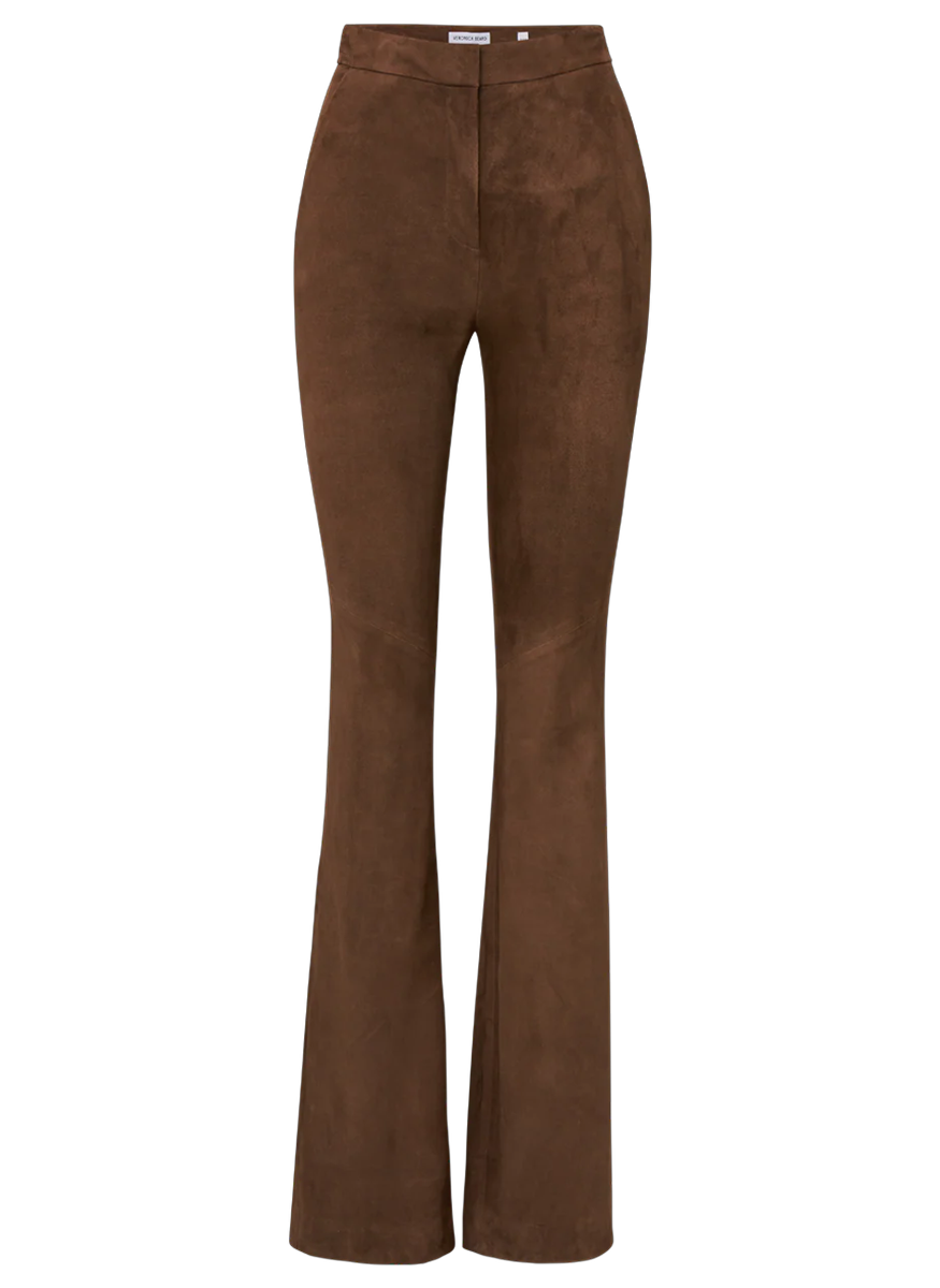 Gracie Suede Flare Pant