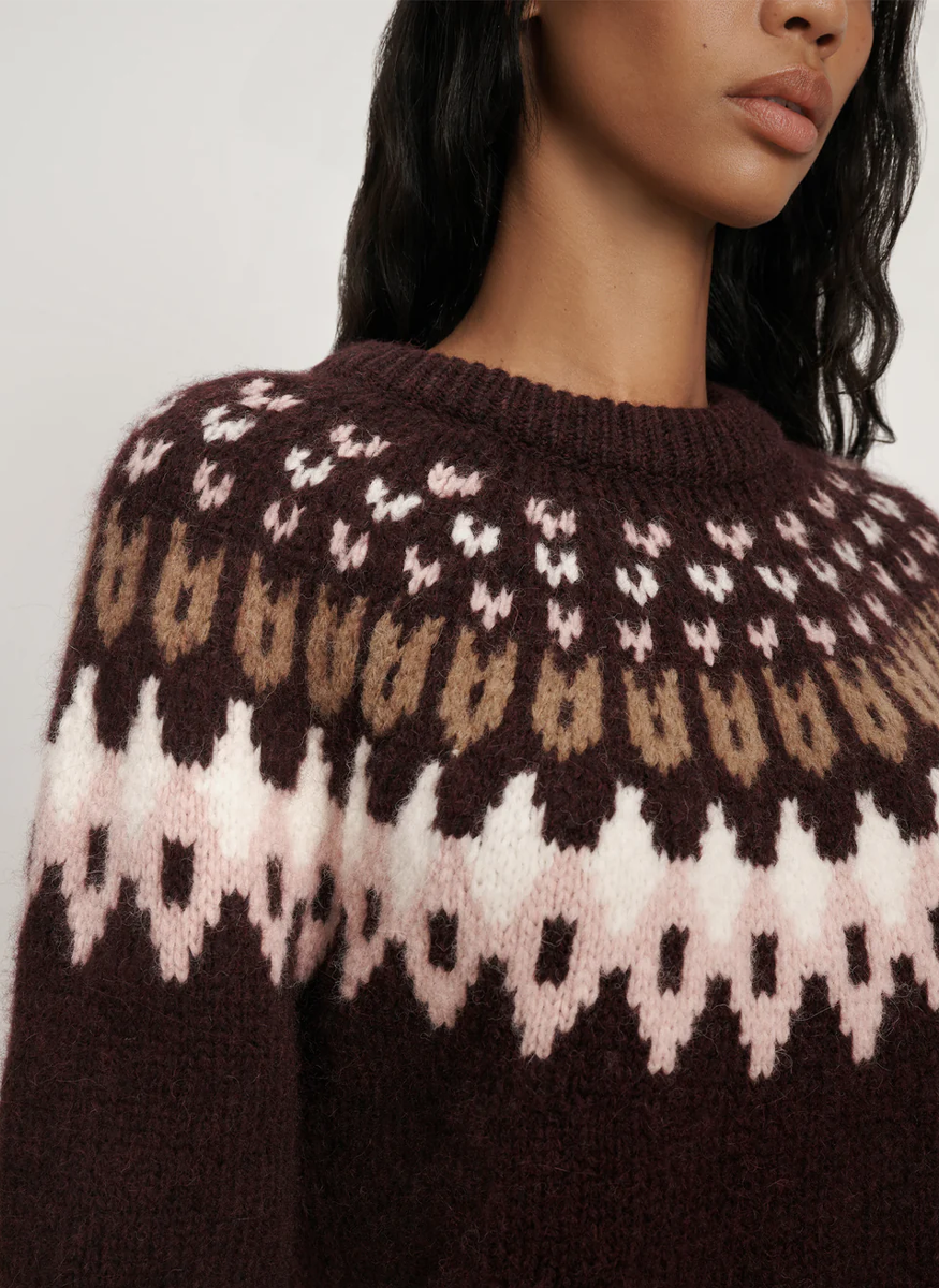 Anne Fairisle Pullover - Veronica Beard