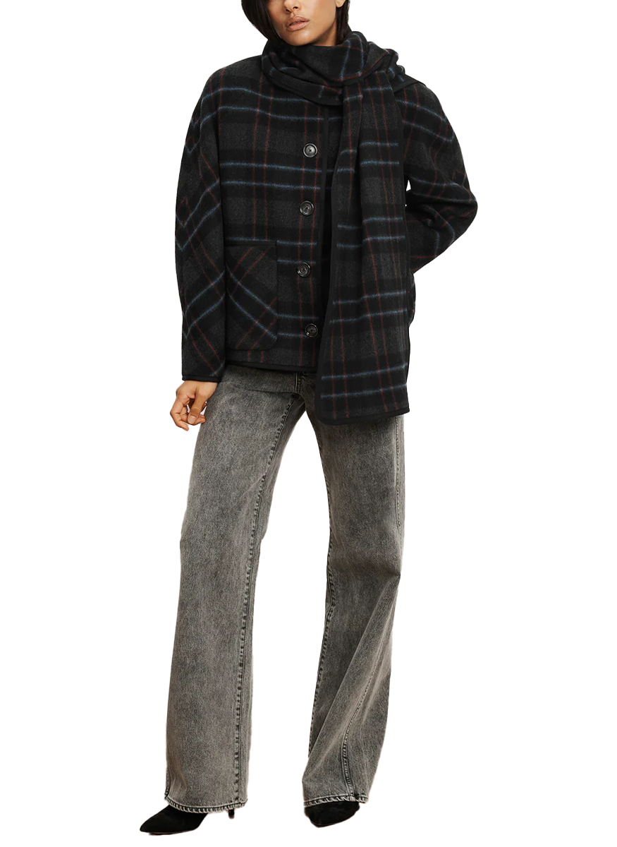 Martine Dickey Scarf Coat