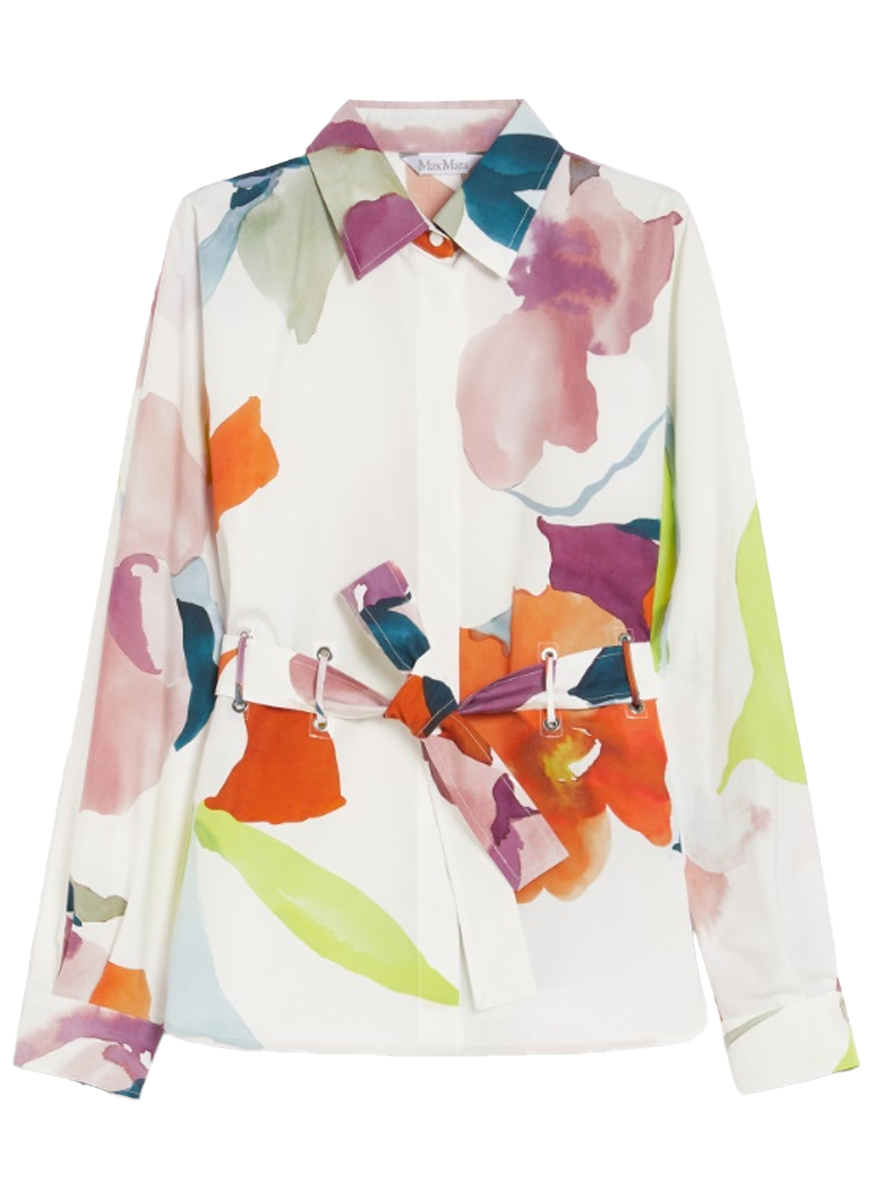 Quiete Print Pure Poplin Shirt