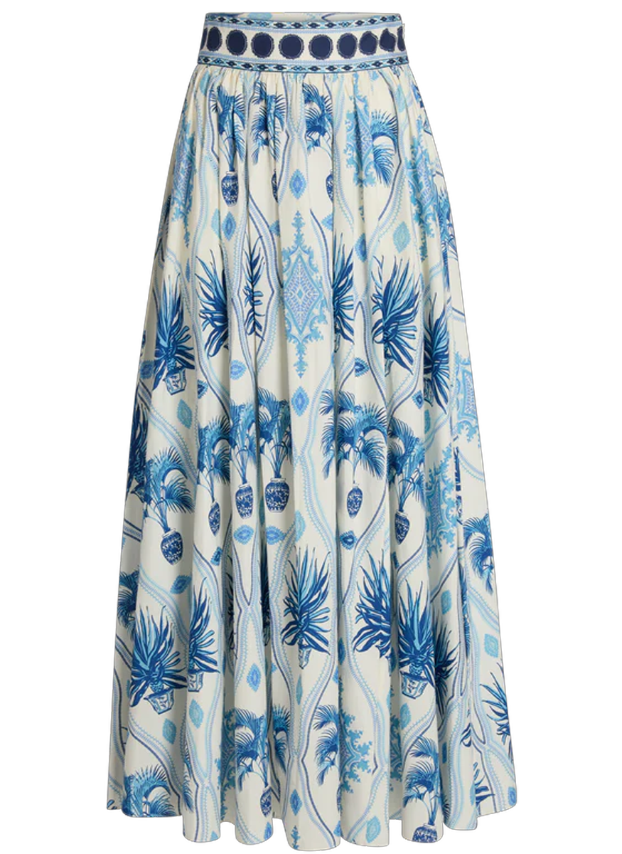 Ombretta Skirt in Garden Mesh – Elizabeth Anthony