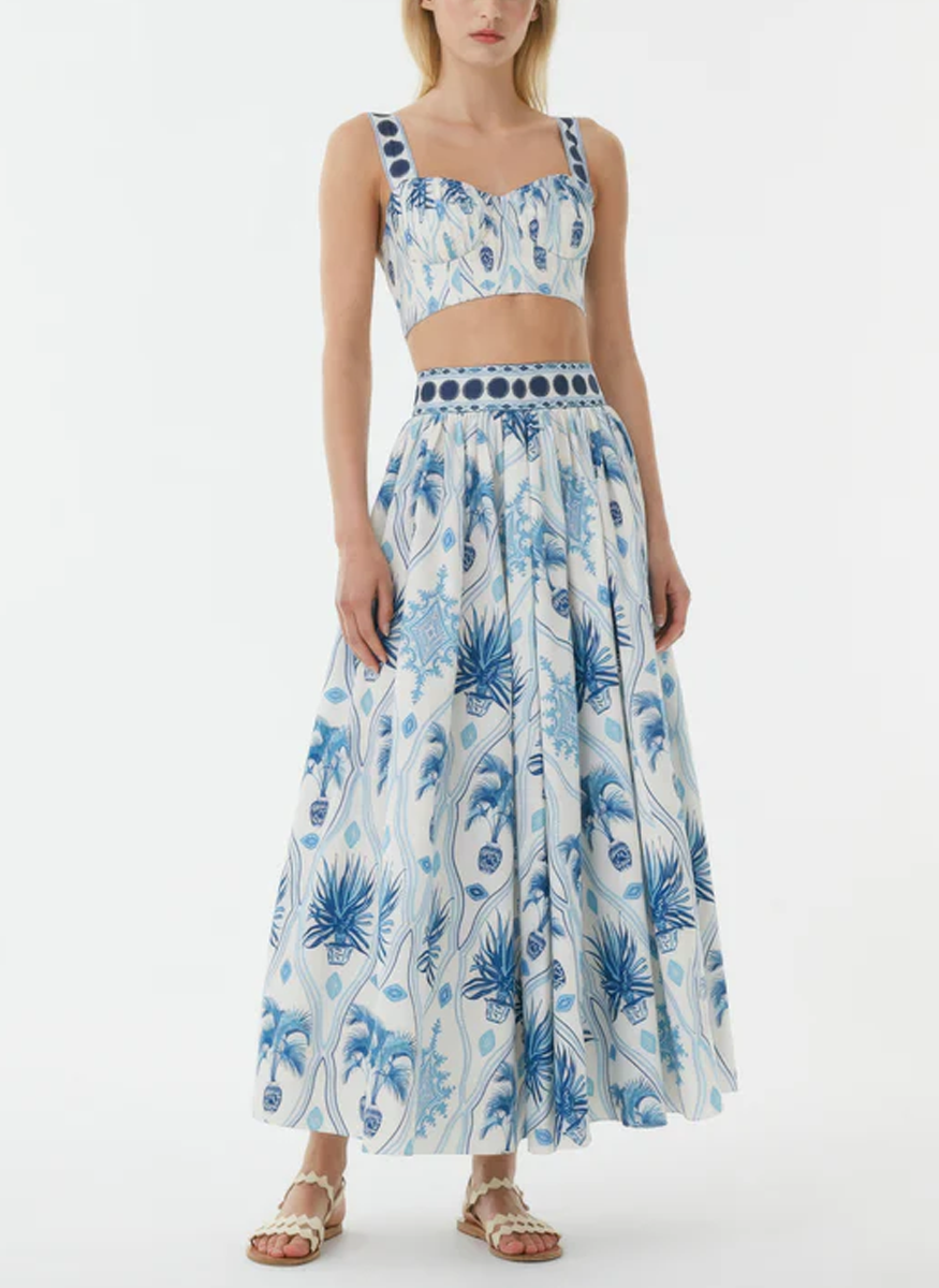 Ombretta Skirt in Garden Mesh