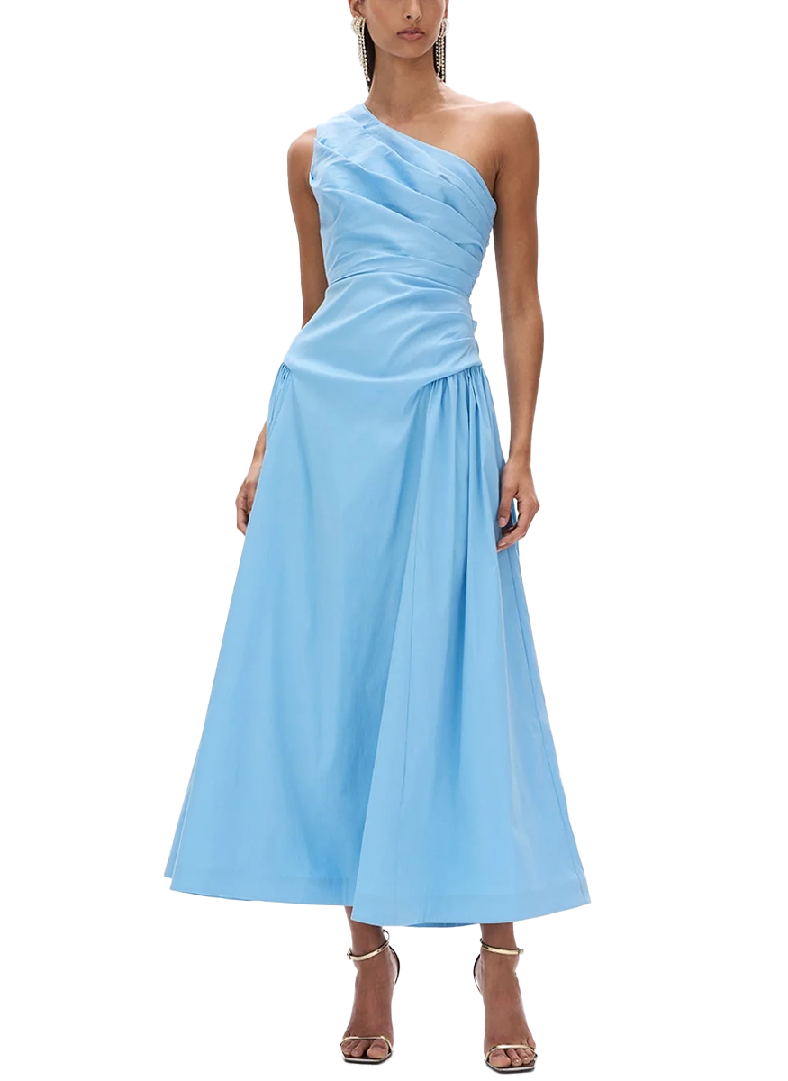 Banksia One Shoulder Midi Dress Elizabeth Anthony Banksia One Shoulder Midi Dress Elizabeth Anthony