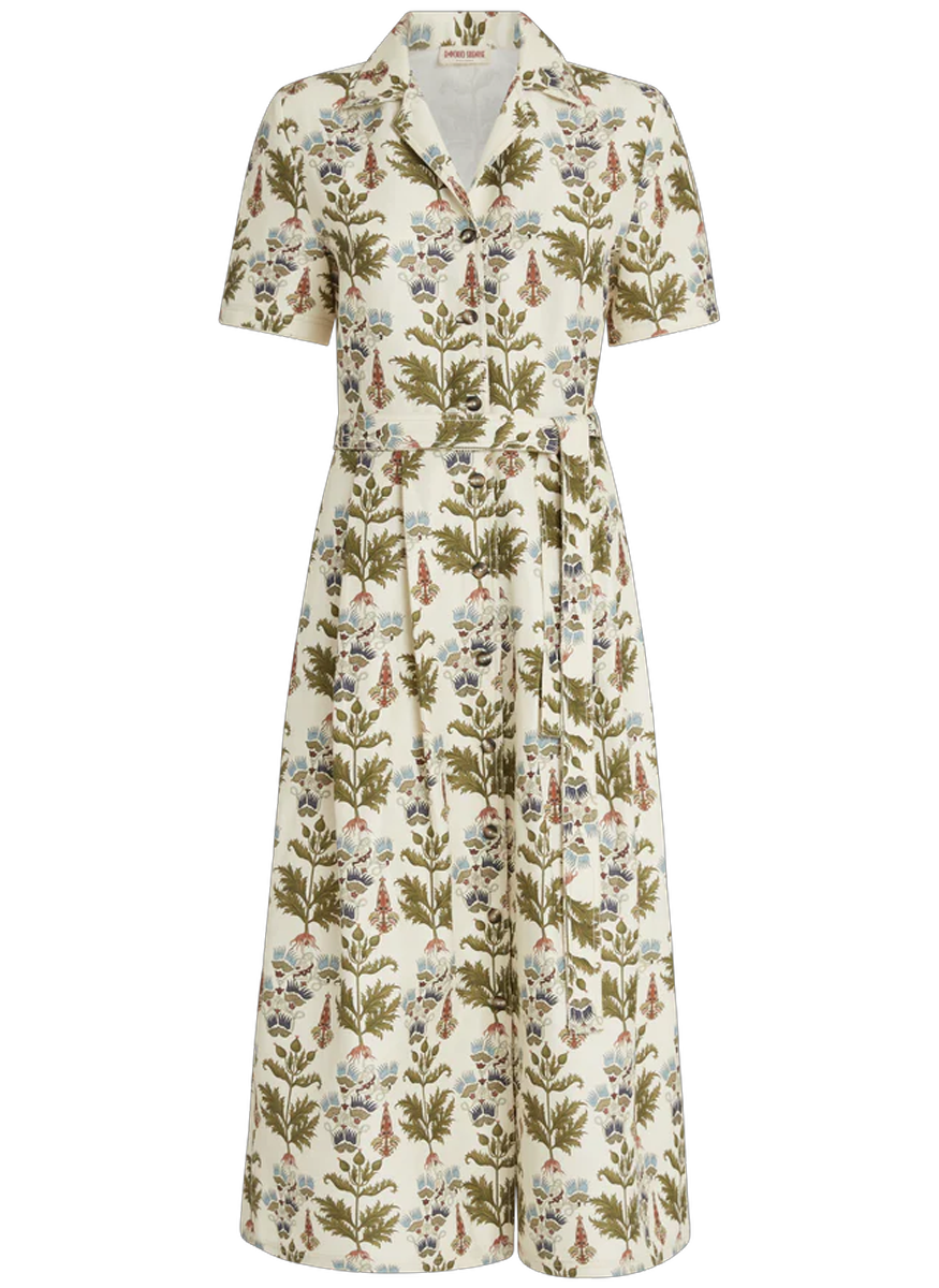 Claudia Dress in Persian Botanic Print