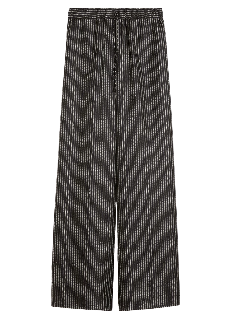 Printed Silk Twill Pant