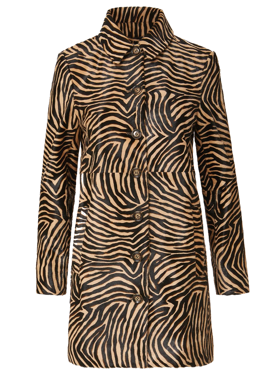 Shelley Calf Hair Dickey Coat