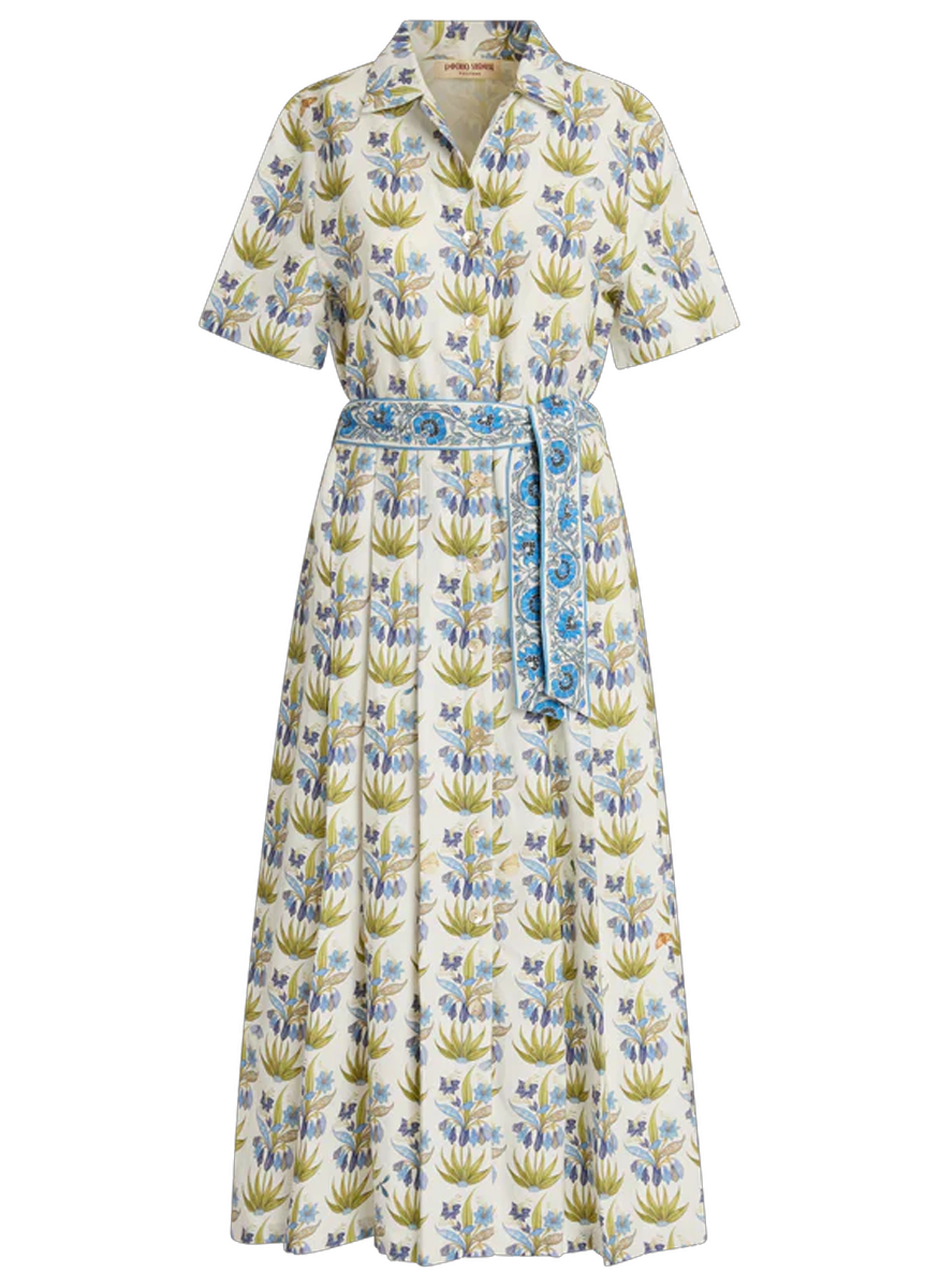 Claudia Dress in Celestine Flower Print