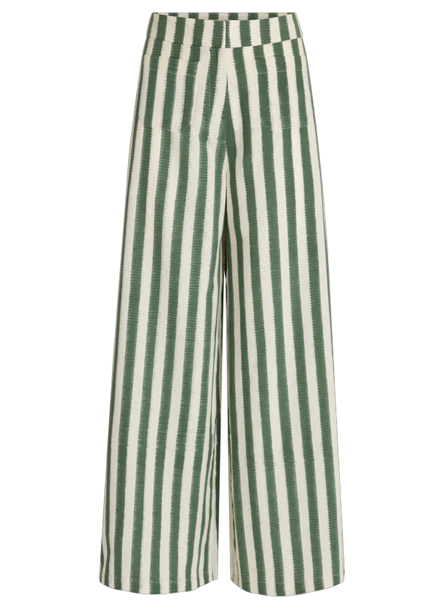 Adele Trousers in Ikat Stripes