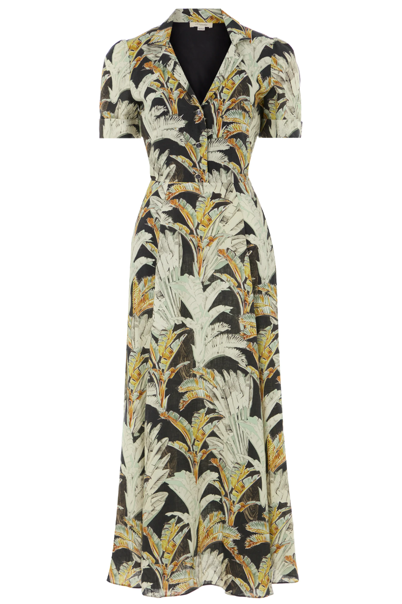 Baxter Linen Sleeved Dress