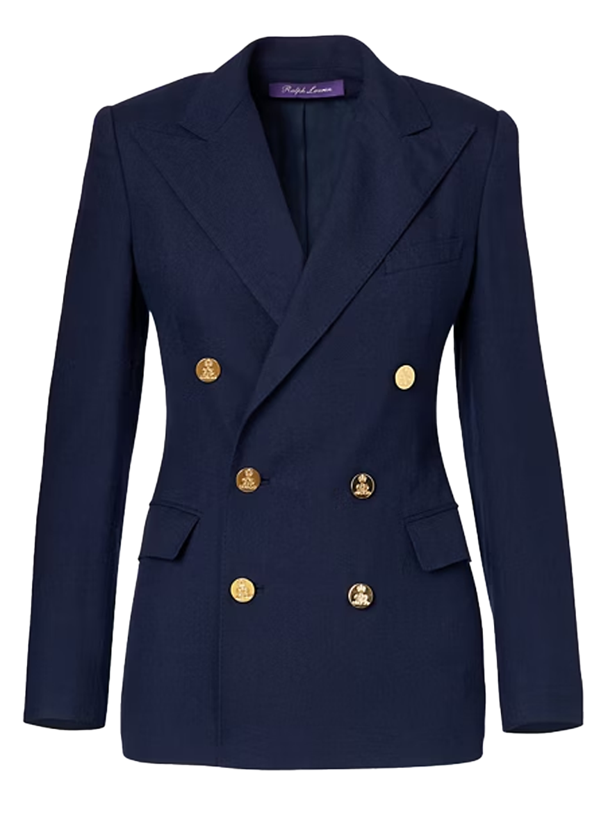 Camden Cashmere Jacket in Navy