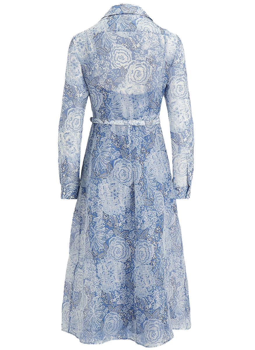 Aniyah Floral Linen Gauze Day Dress