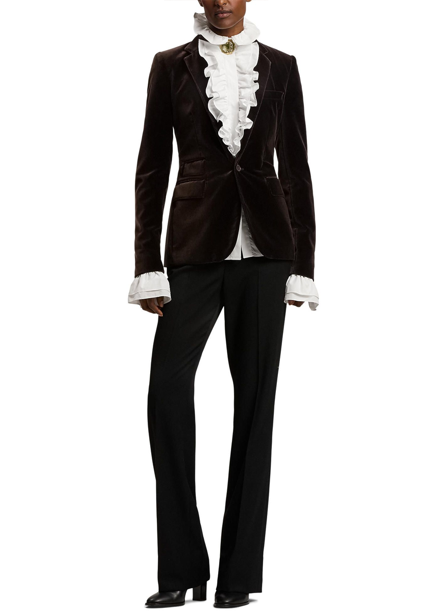 Parker Stretch Velvet Jacket