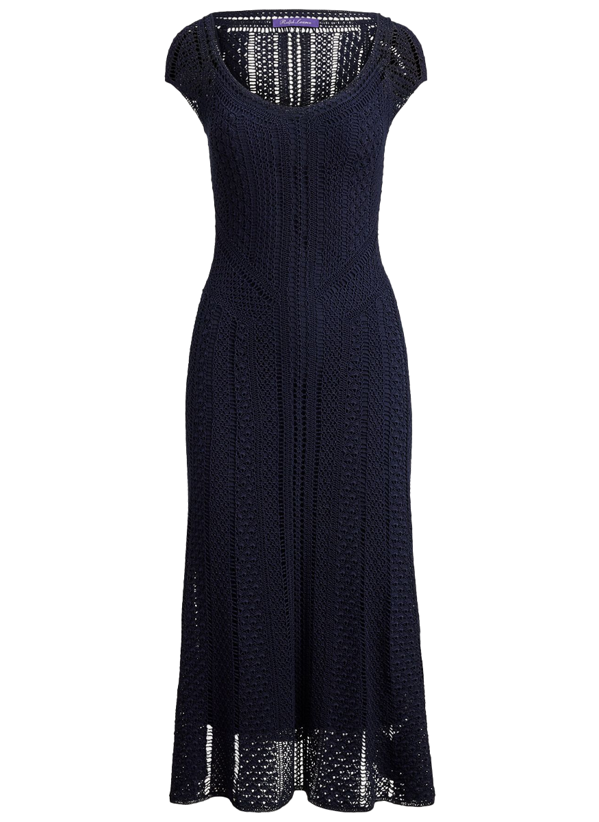 Crosley Hand-Crocheted Silk Day Dress