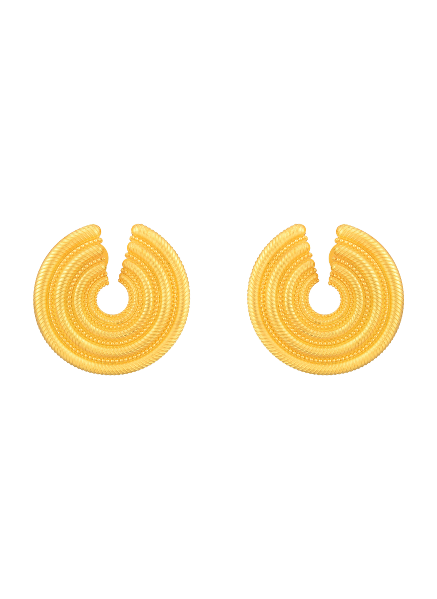Jodha Bai Spirit Twisting Maxi Hoops