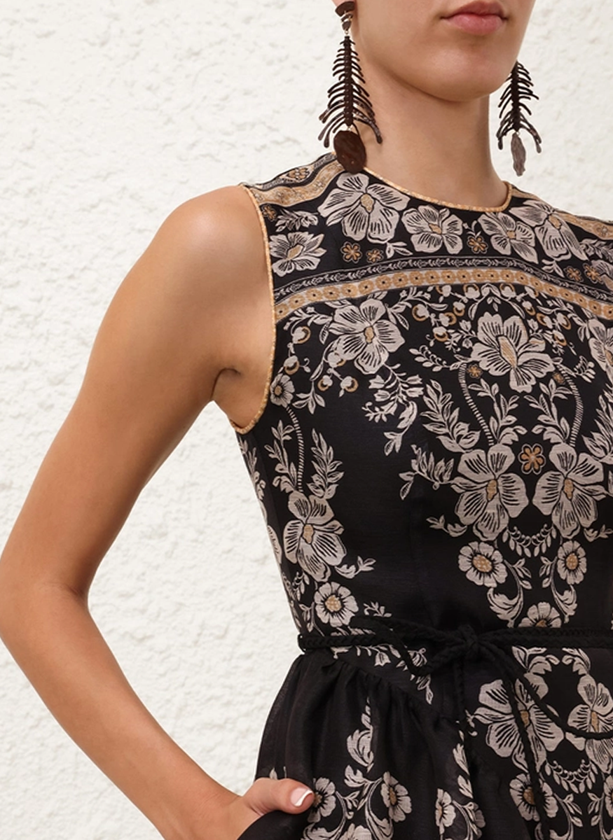Balance Peplum Mini Dress - Zimmermann