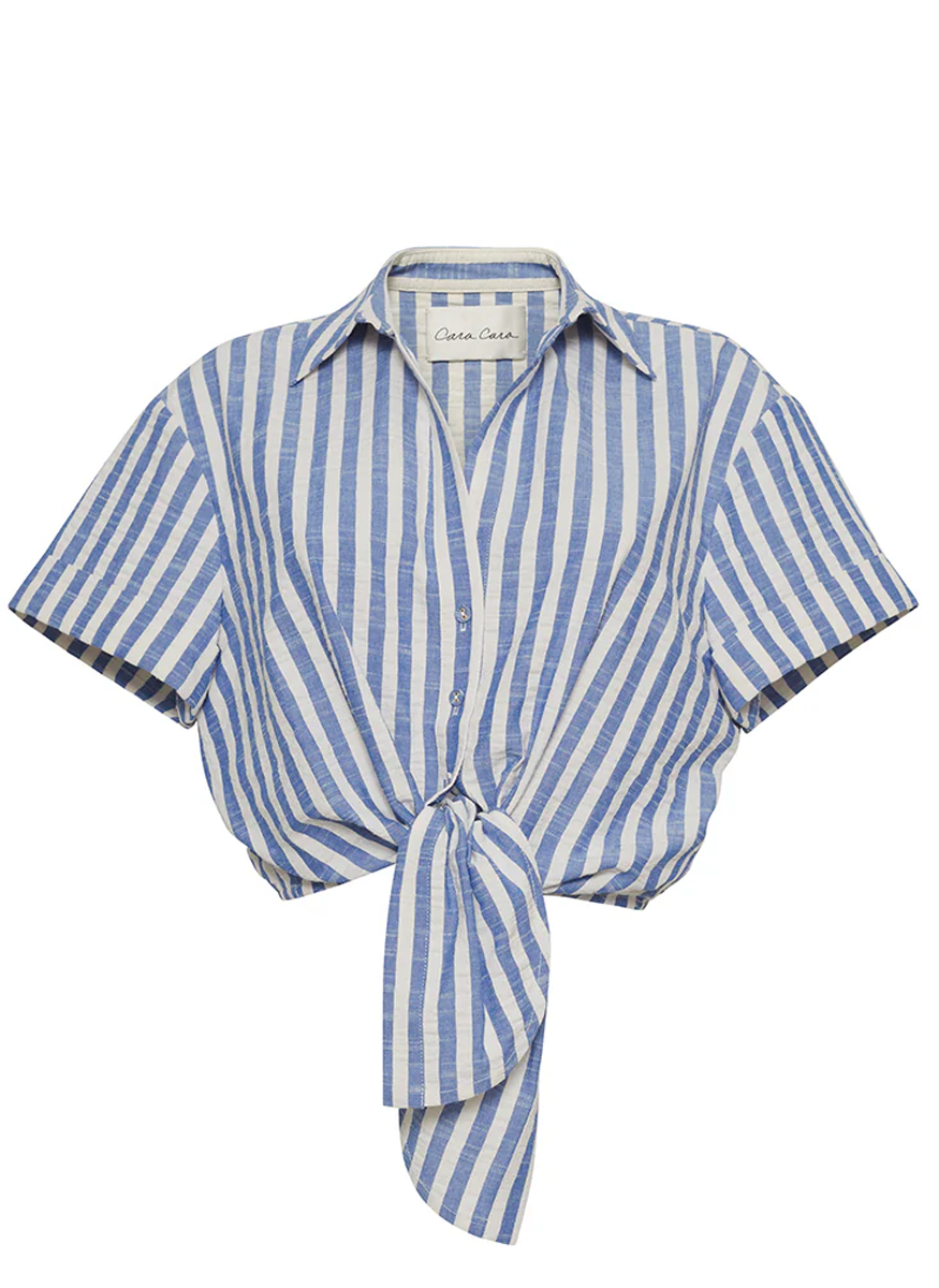 Asbury Seersucker Top