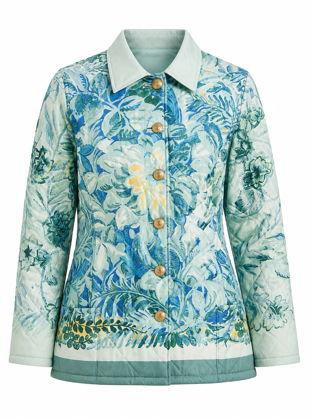 Corsica Printed Quilted Jacket