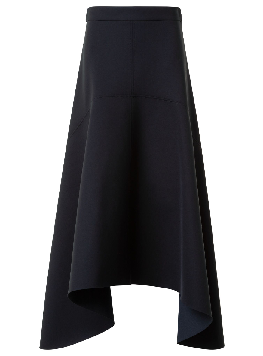 Asymmetrical Midi Skirt