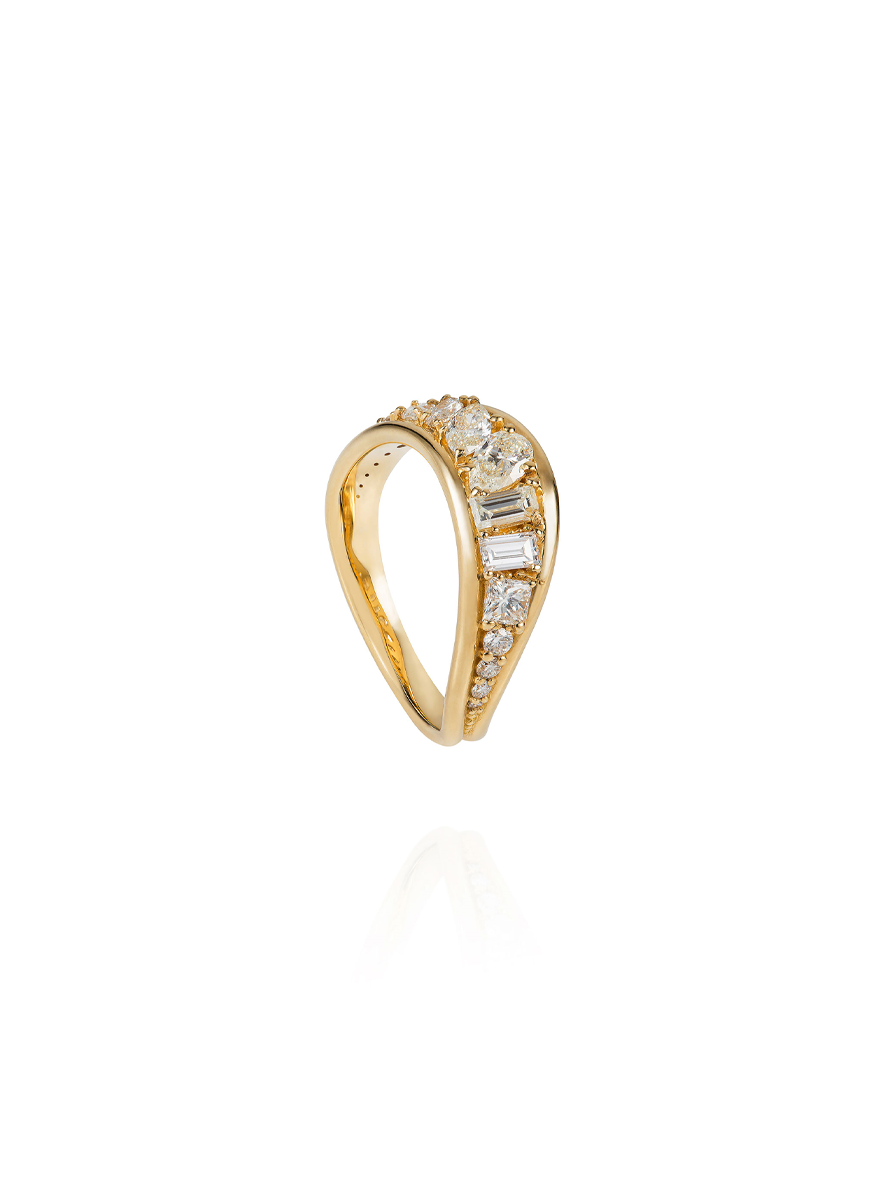 Stream Wave Ring
