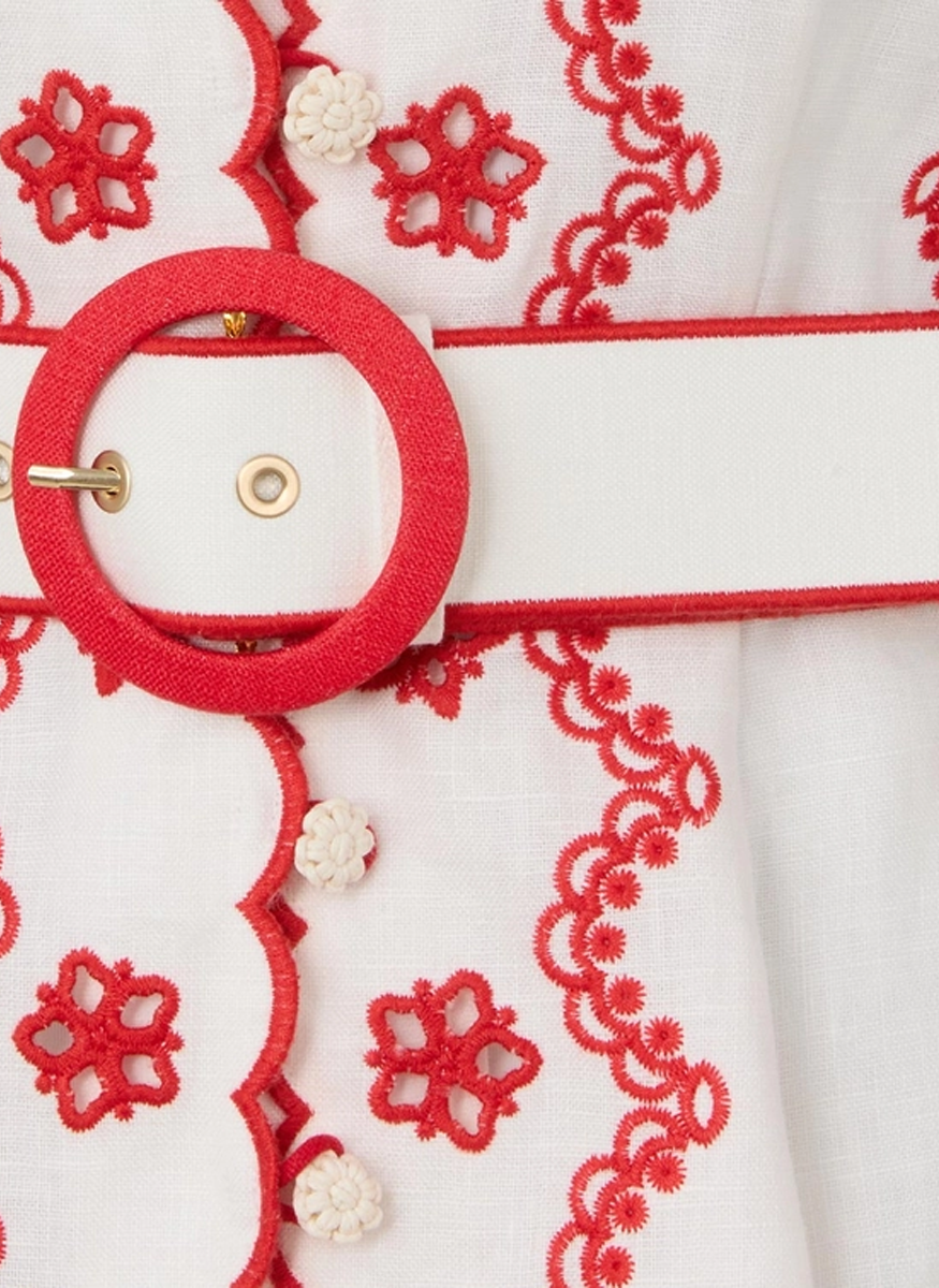 Lucky Embroidered Mini Dress - Zimmermann