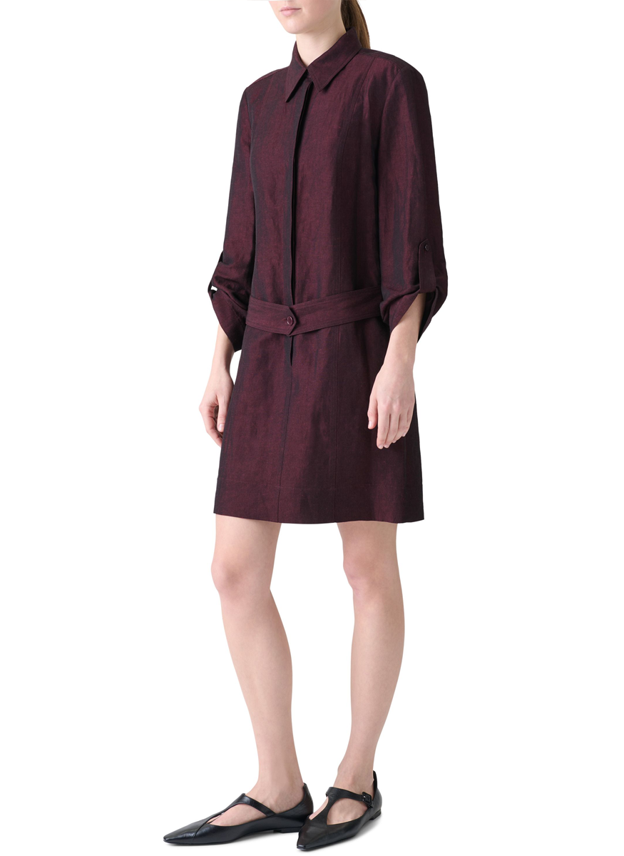Flared Skirt Shirt Dress - Akris Punto