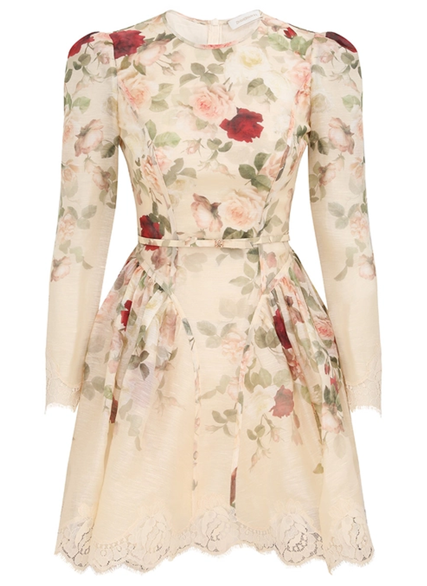 Hypnotic Lace Trim Mini Dress – Elizabeth Anthony