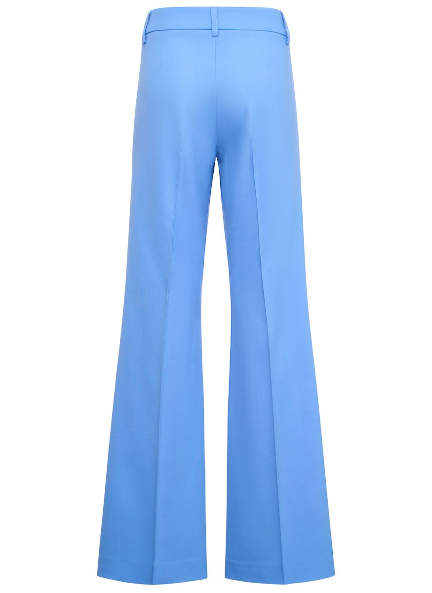 Tab Front Light Blue Pant