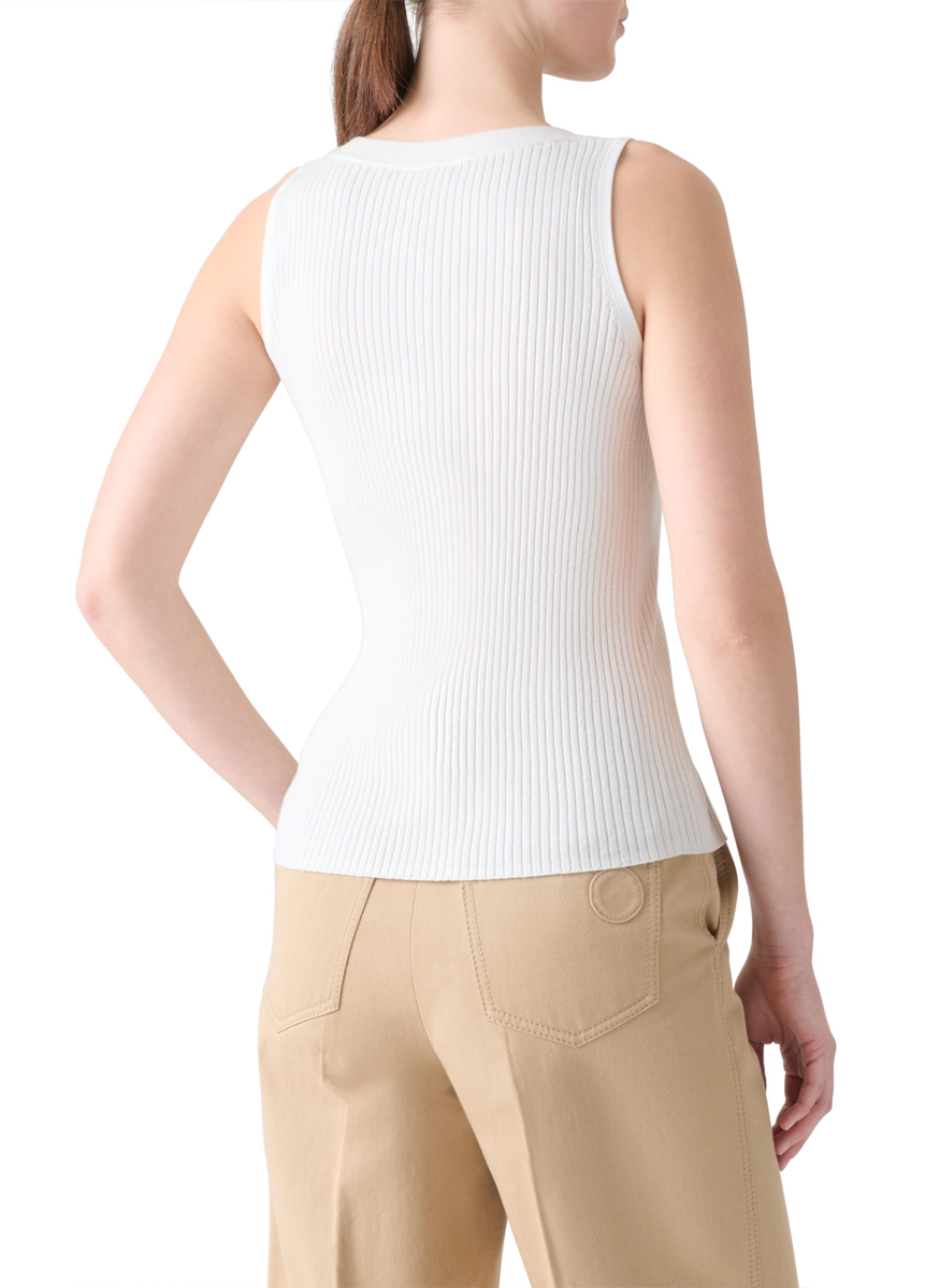 Sleeveless Knit Tank Top - Akris Punto