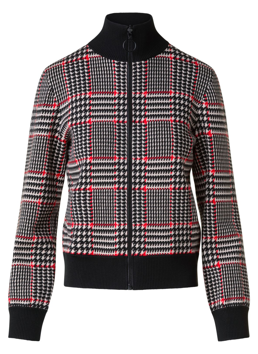 Jacquard Knit Cardigan