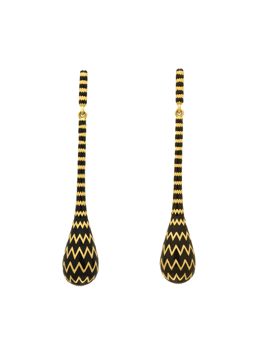 Baoli Flow Long Drop Earrings