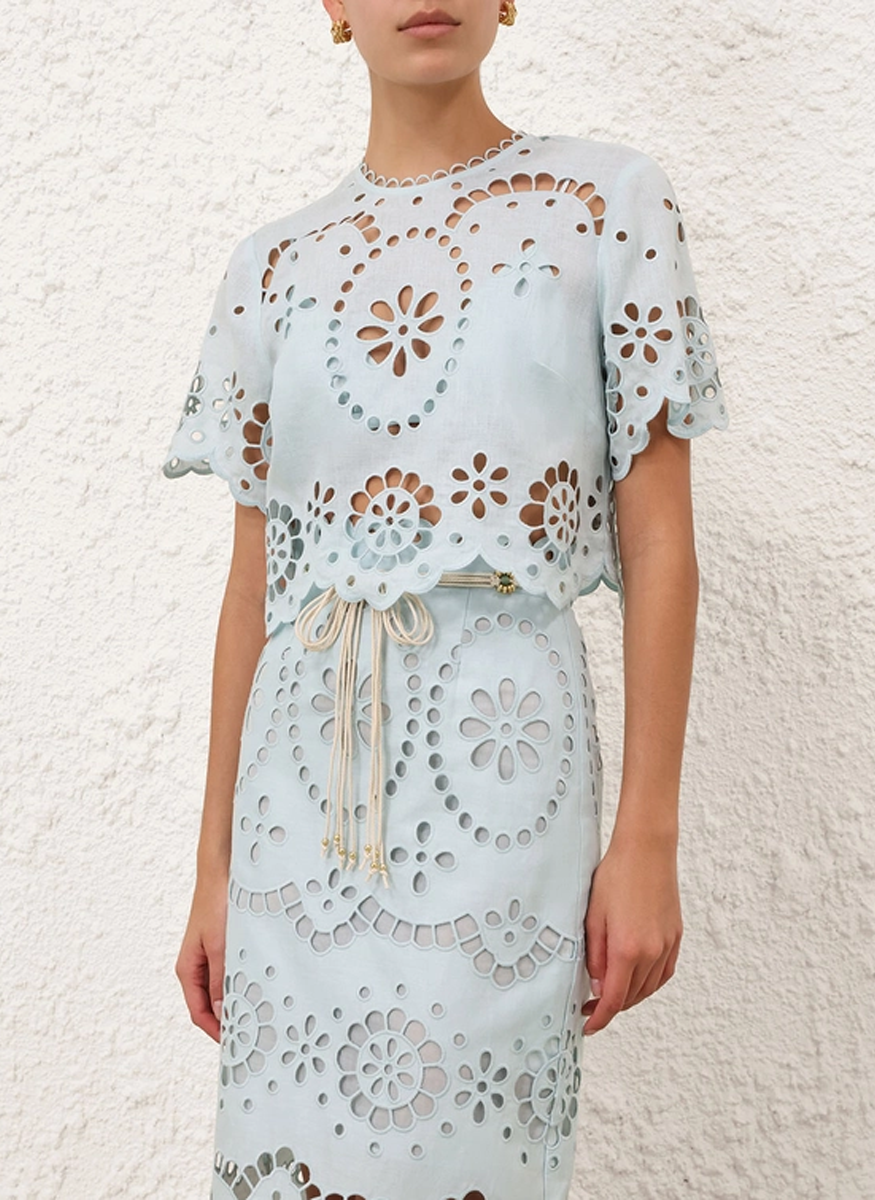 Awaken Embroidered Bodice - Zimmermann