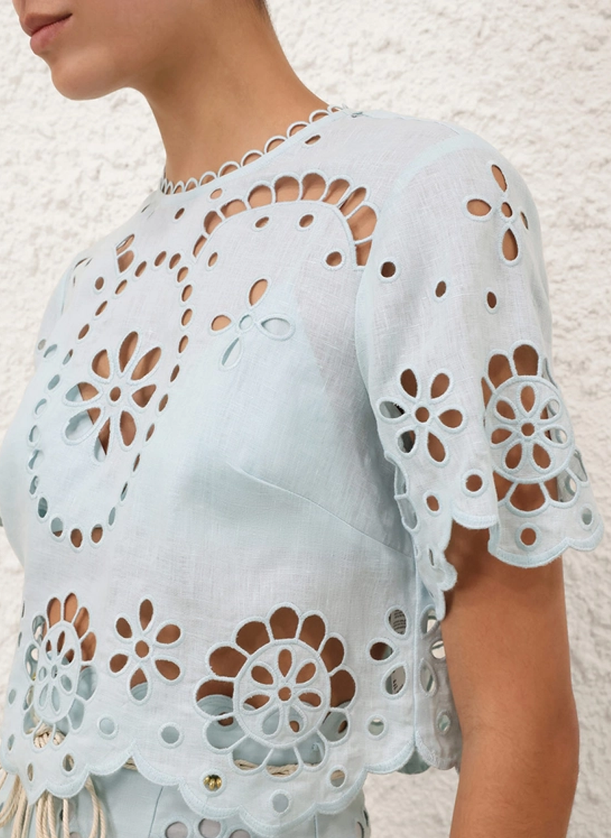 Awaken Embroidered Bodice - Zimmermann