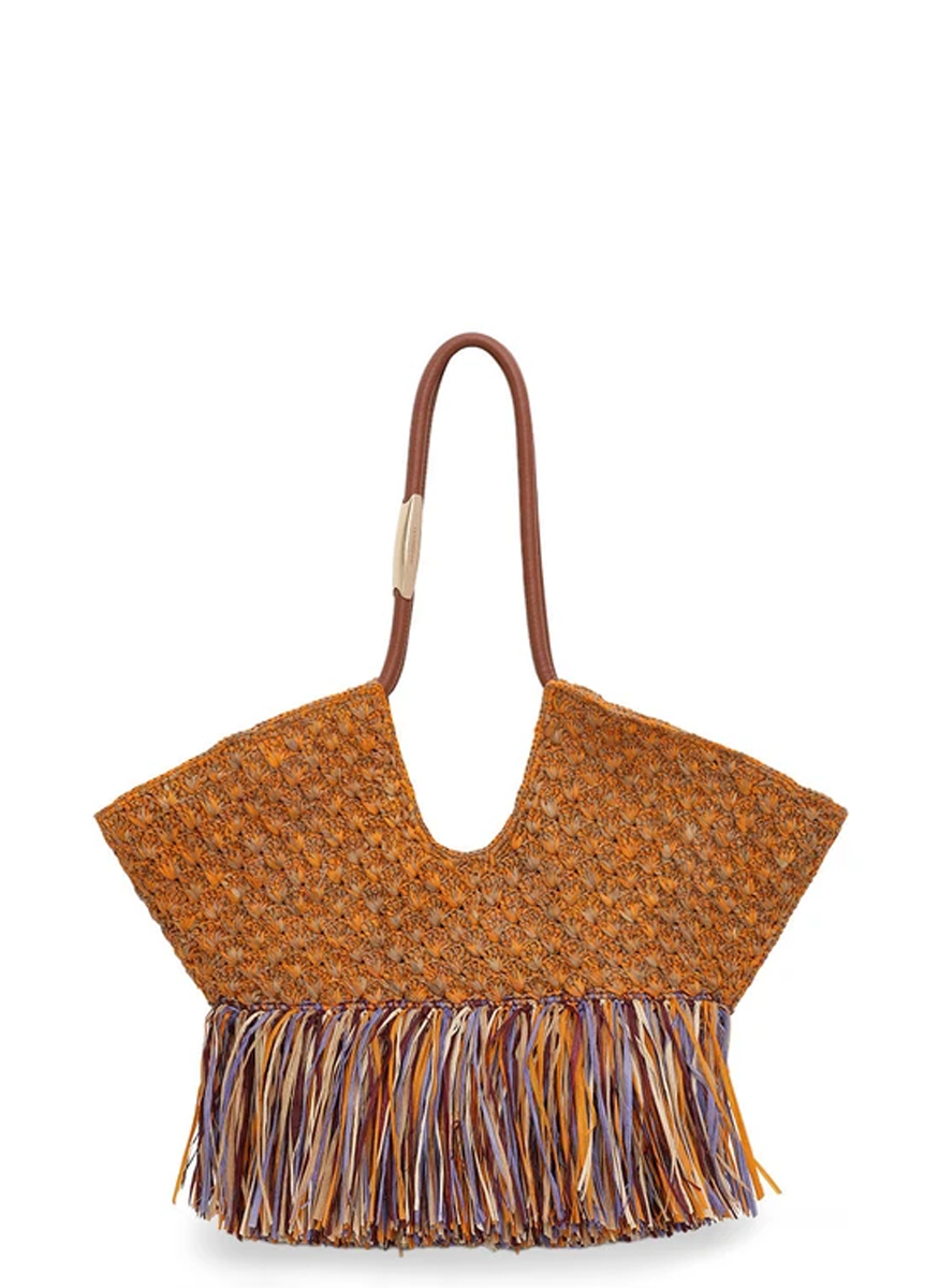 Goldentime Medium Fringe Tote