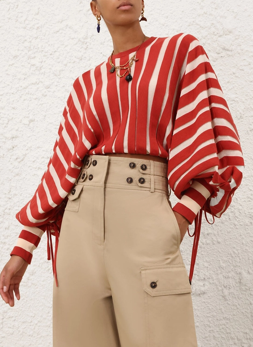 Rebellion Drawn Sweater - Zimmermann