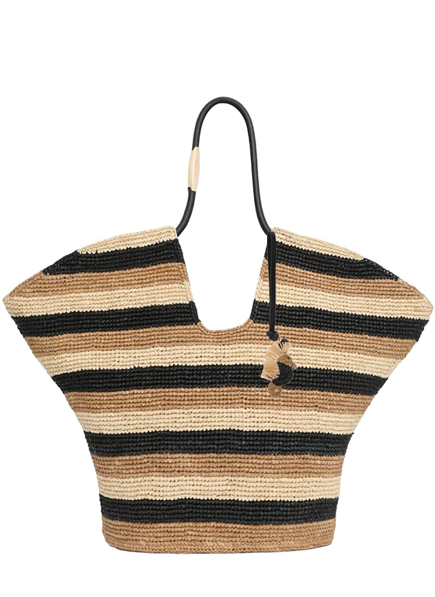 Goldentime Large Tote with Seahorse Charm